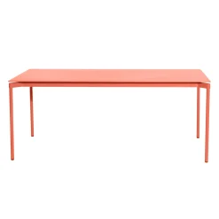 Table Rectangulaire Fromme Metal Rose Orange / Aluminium - 180 X 90 Cm - Petite Friture