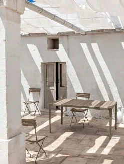 Table Rectangulaire Laren Bois Naturel / 160 X 90 Cm - Teck Patine - Ethimo