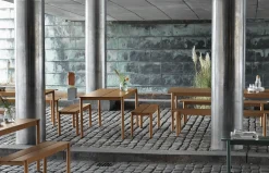 Table Rectangulaire Linear Metal/ 200 X 75 Cm - Muuto