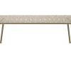 Table Rectangulaire Luxembourg Metal Marron Beige / 8 Personnes - 207 X 100 Cm - Aluminium - Fermob