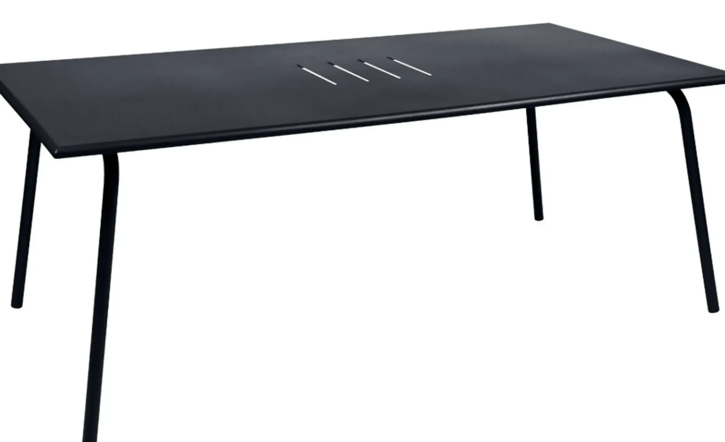 Table Rectangulaire Monceau Metal Gris / 194 X 94 Cm - 8 Personnes - Fermob