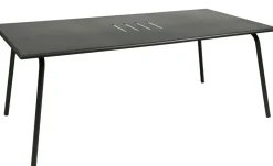 Table Rectangulaire Monceau Metal Vert Gris / 194 X 94 Cm - 8 Personnes - Fermob