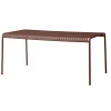 Table Rectangulaire Palissade Metal Rouge / 170 X 90 Cm - R & E Bouroullec - Hay