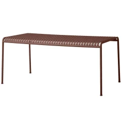 Table Rectangulaire Palissade Metal Rouge / 170 X 90 Cm - R & E Bouroullec - Hay