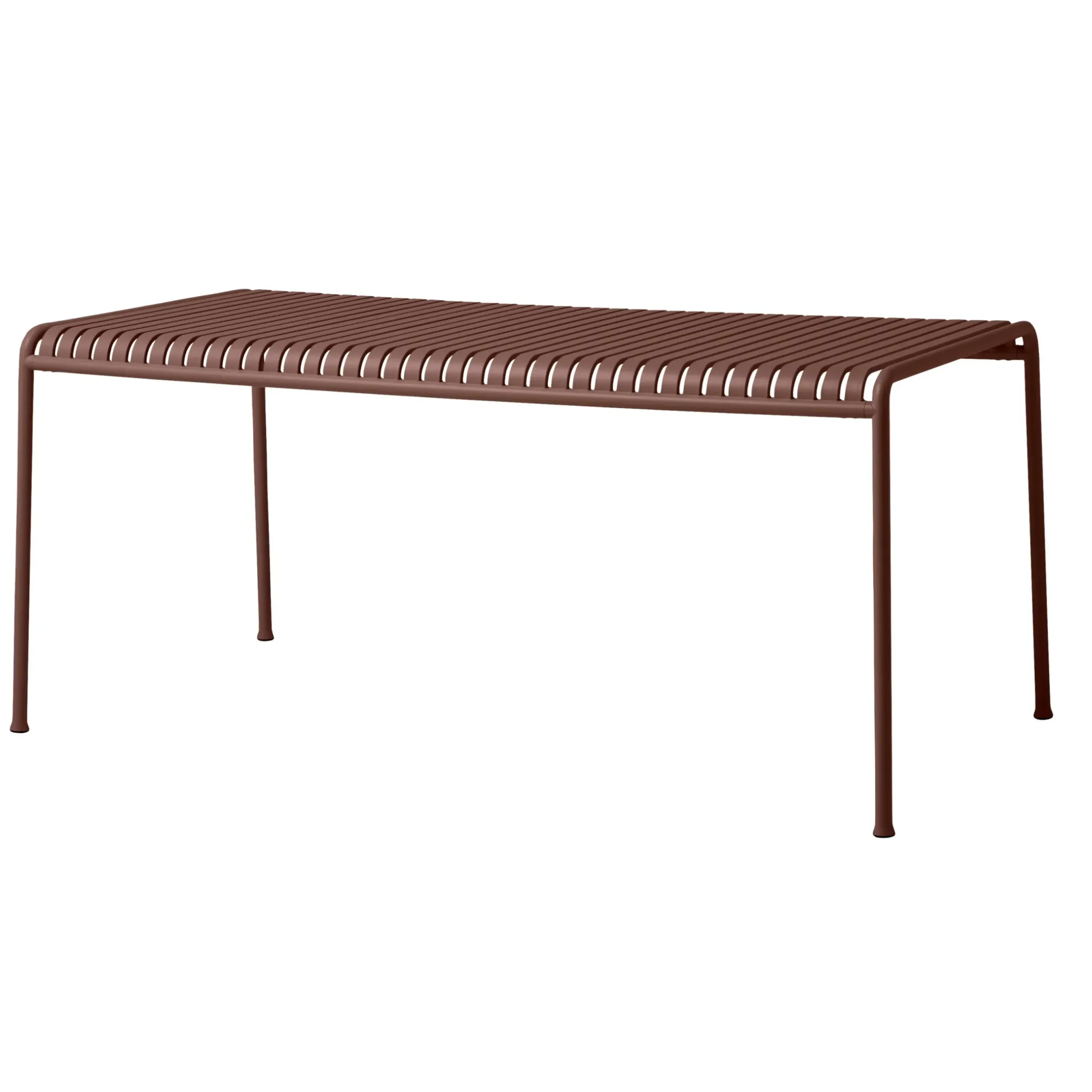 Table Rectangulaire Palissade Metal Rouge / 170 X 90 Cm - R & E Bouroullec - Hay
