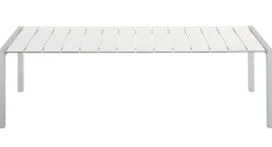 Table Rectangulaire Sushi Outdoor Metal Plastique Bois / Lattes Fenix - L 180 Cm - Kristalia