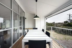 Table Rectangulaire Sushi Outdoor Metal Plastique Bois / Lattes Fenix - L 180 Cm - Kristalia