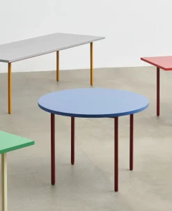 Table Rectangulaire Two-Colour Bois Vert / 200 X 90 Cm - Mdf Valchromat® - Hay