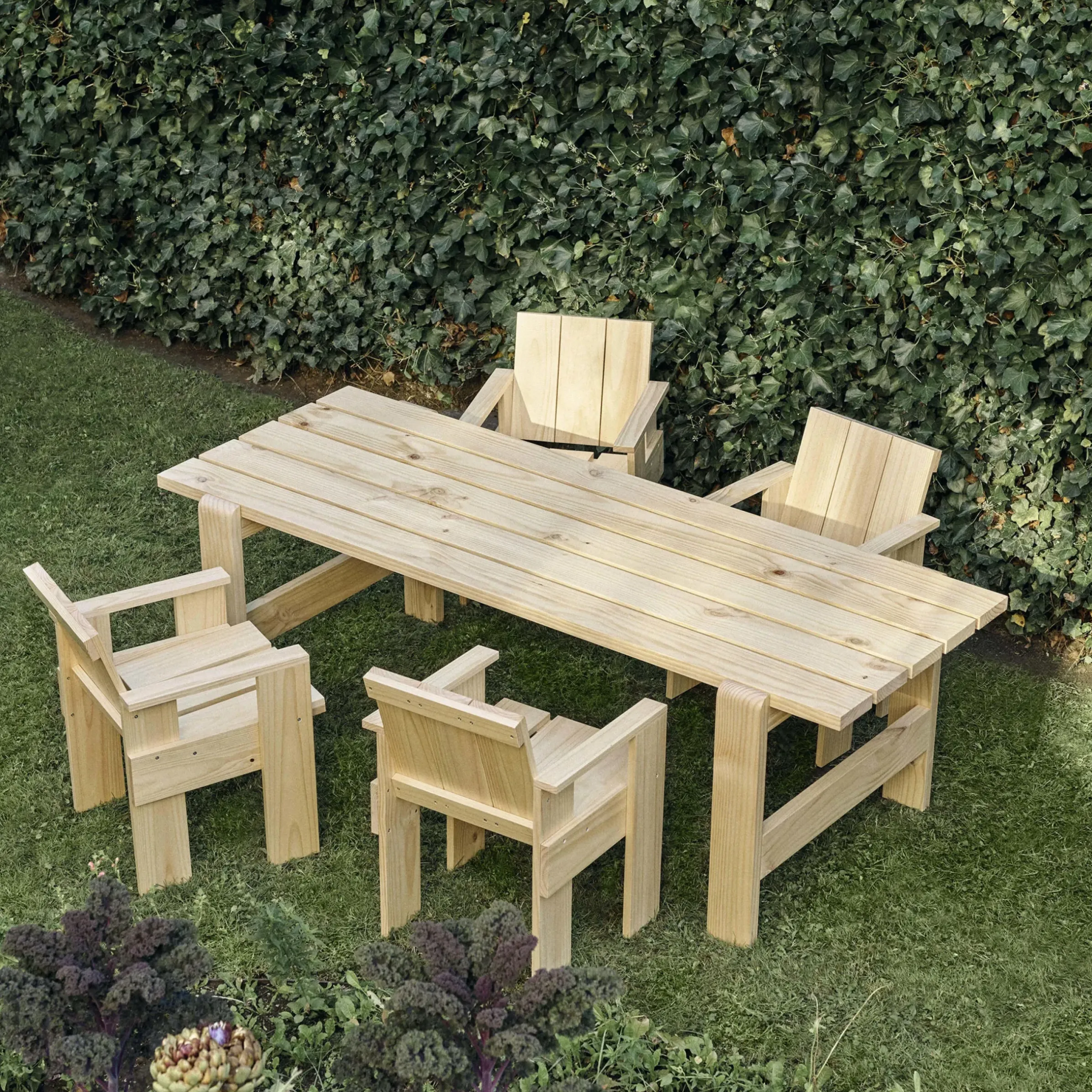 Table Rectangulaire Weekday Bois Vert / 230 X 83 Cm - Hay