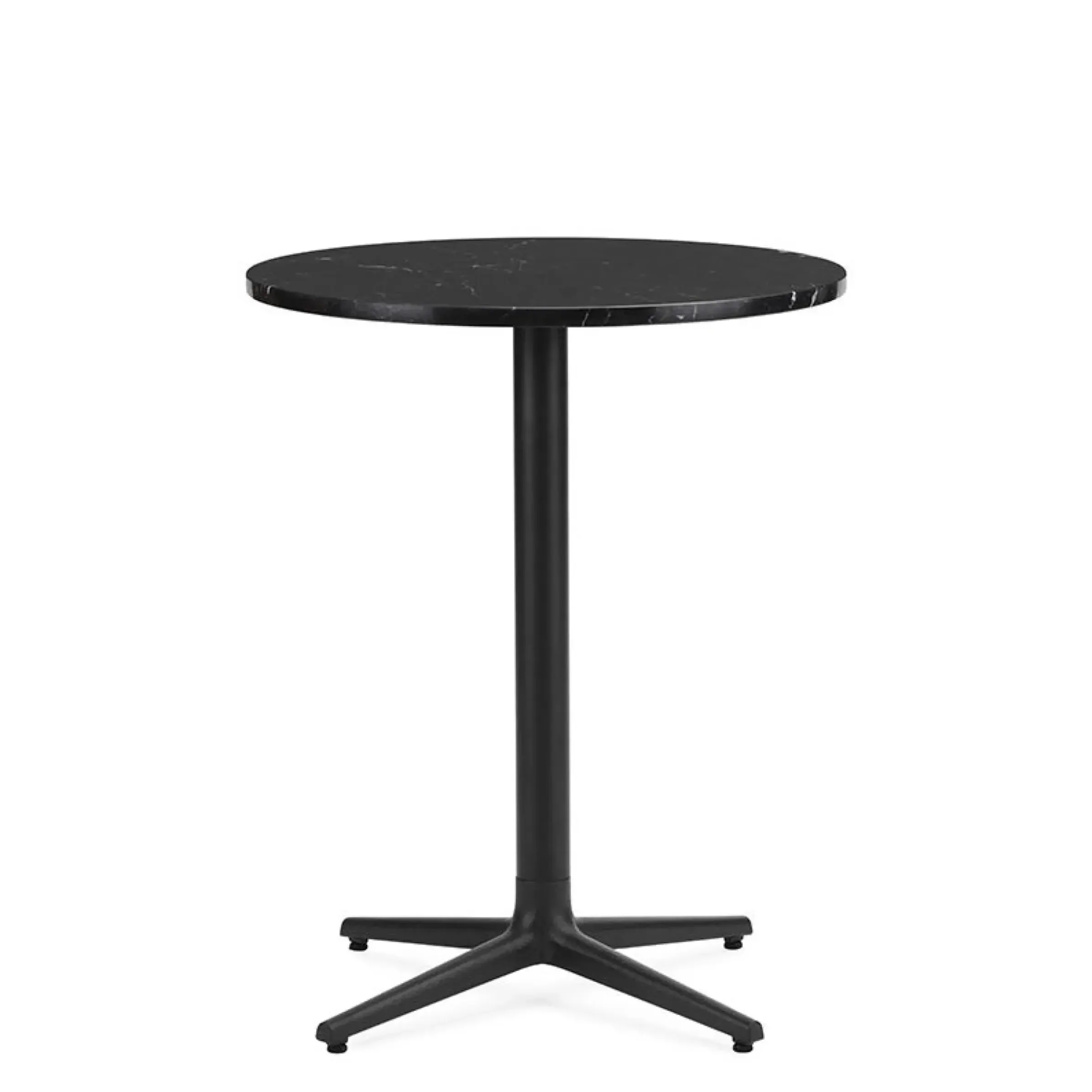 Table Ronde Allez 4L Outdoor Pierre Noir / O 60 Cm - Marbre - Normann Copenhagen