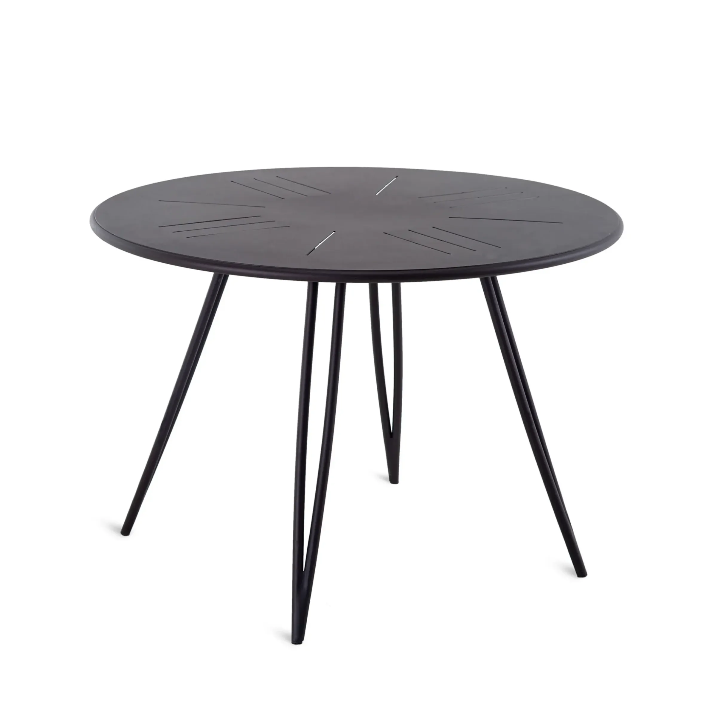 Table Ronde Ariete Marron Metal / O 110 - Unopiu