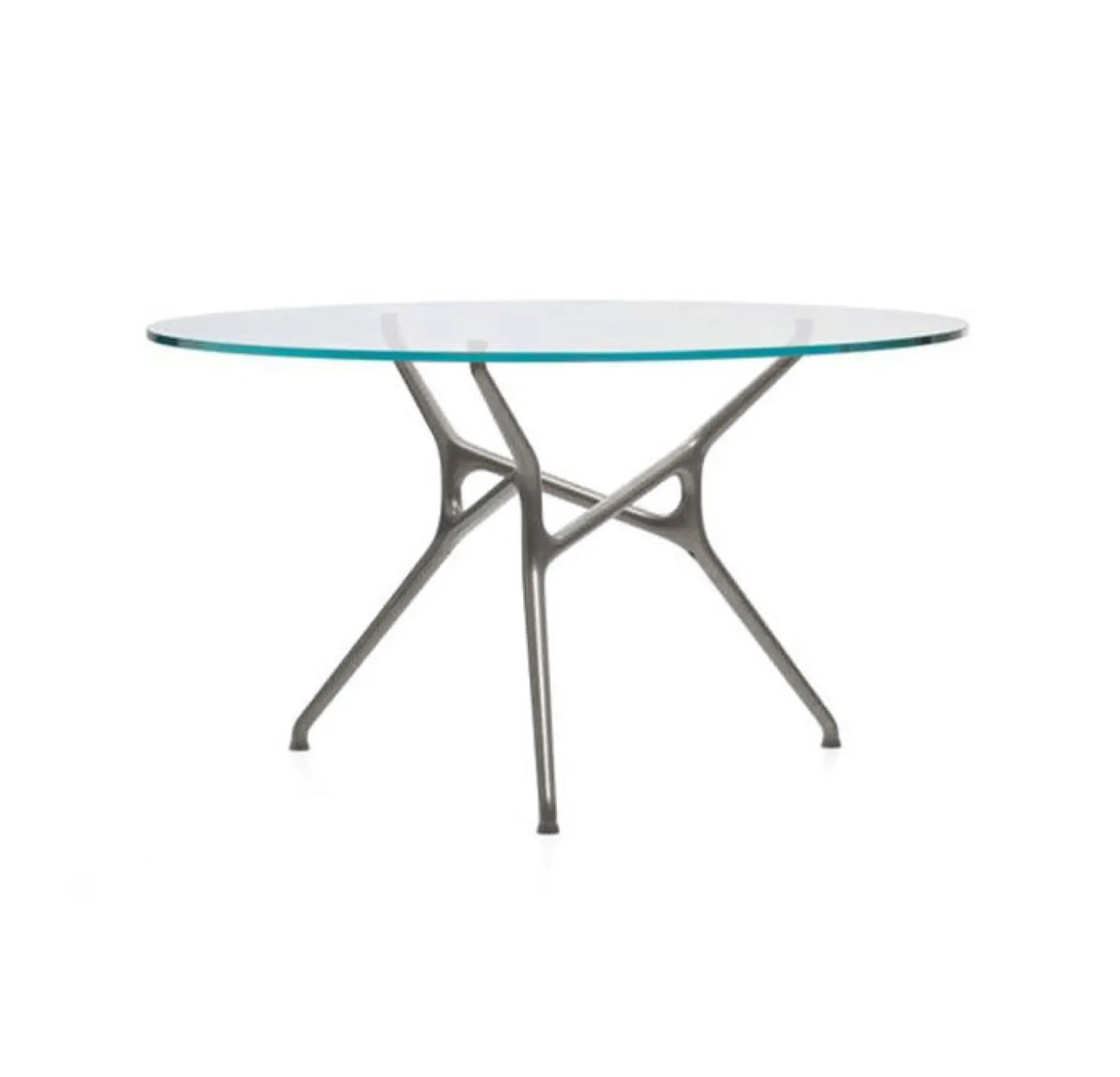 Table Ronde Branch Verre Transparent / Jakob Wagner, 2012 - O 130 Cm - Cappellini