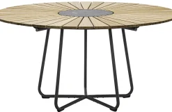 Table Ronde Circle Bois Naturel / O 150 Cm - Bambou & Granit - Houe