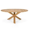 Table Ronde Circle Outdoor Bois Naturel / - O 163 Cm / 6 Personnes - Ethnicraft
