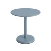Table Ronde Linear Cafe Metal Bleu / O 70 Cm - Muuto