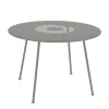 Table Ronde Lorette Metal Gris / O 110 Cm - Metal Perfore - Fermob