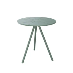 Table Ronde Nami Plastique Vert / O 65 Cm - Plastique Recycle - Houe