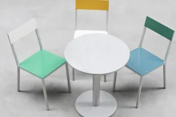 Table Ronde S Gris Metal /  - O 65,5 Cm - Valerie Objects