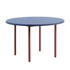 Table Ronde Two-Colour Bois Bleu / O 120 Cm - Mdf Valchromat® - Hay