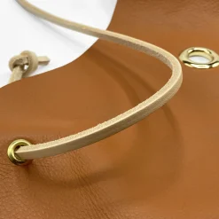 Tablier Cuir Marron De Bienvenue - Cuir - Malle W. Trousseau
