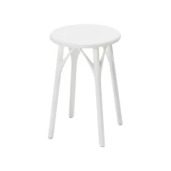 Tabouret A.I. Light Plastique/ H 45 Cm - Concu Par Intelligence Artificielle / Recycle - Kartell
