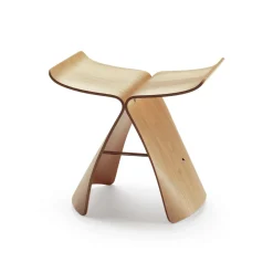 Tabouret Butterfly Stool Bois Naturel / By Sori Yanagi, 1954 - Vitra
