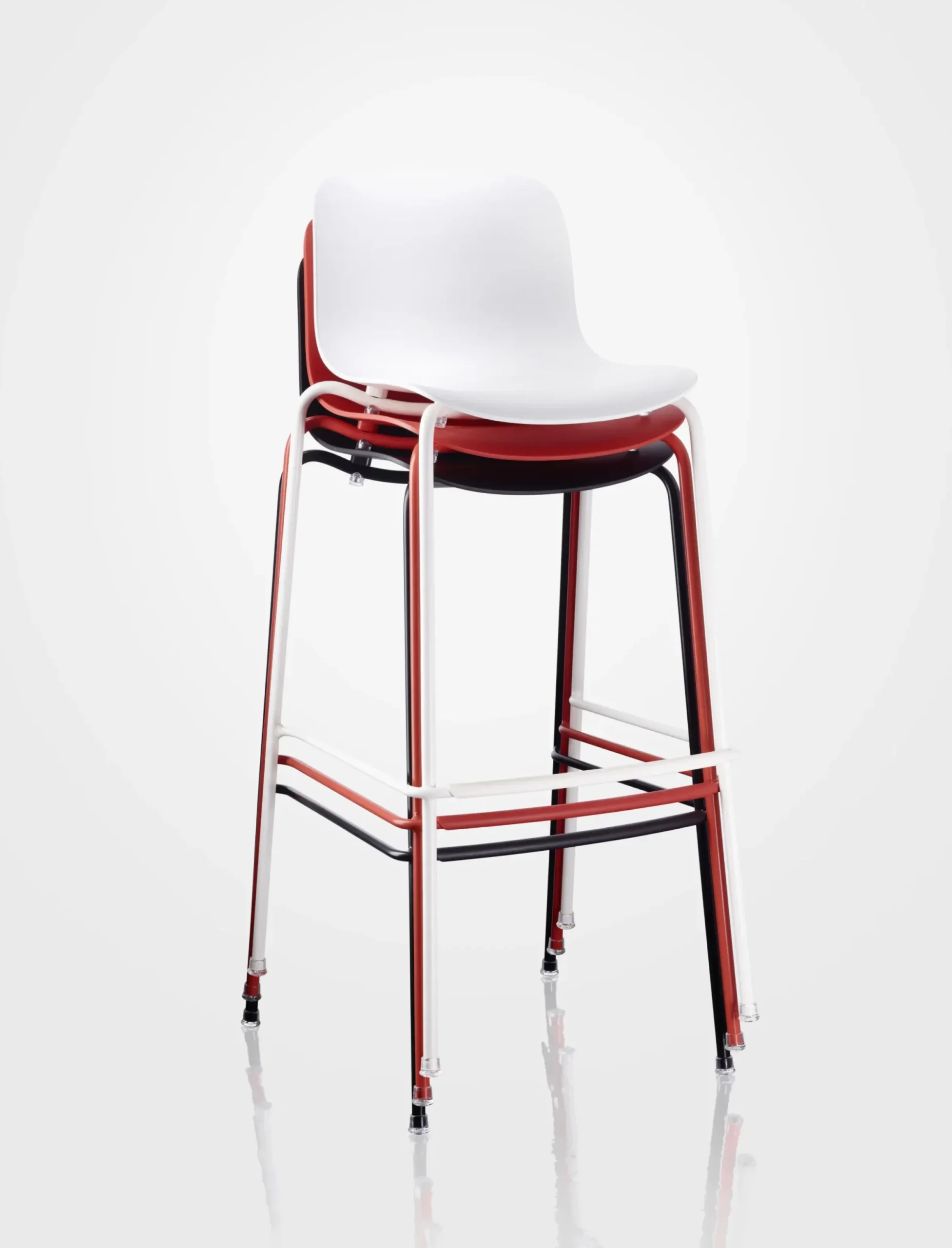 Tabouret De Bar Troy Outdoor Metal Plastique/ H 75 Cm - Magis