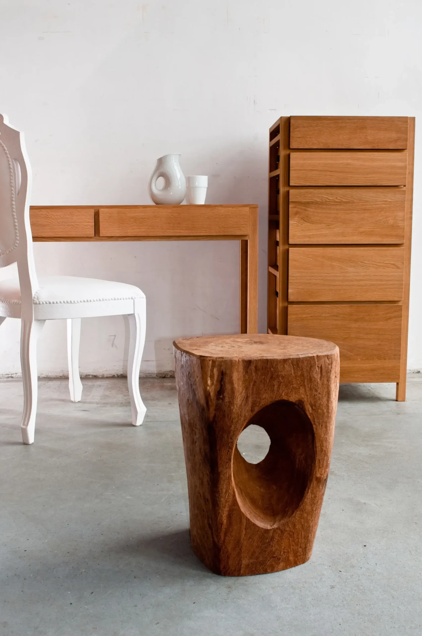 Tabouret Devil'S Eyenaturel / - Pols Potten