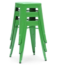 Tabouret Empilable H Indoor Metal/ H 45 Cm -Pour L'Interieur - Tolix