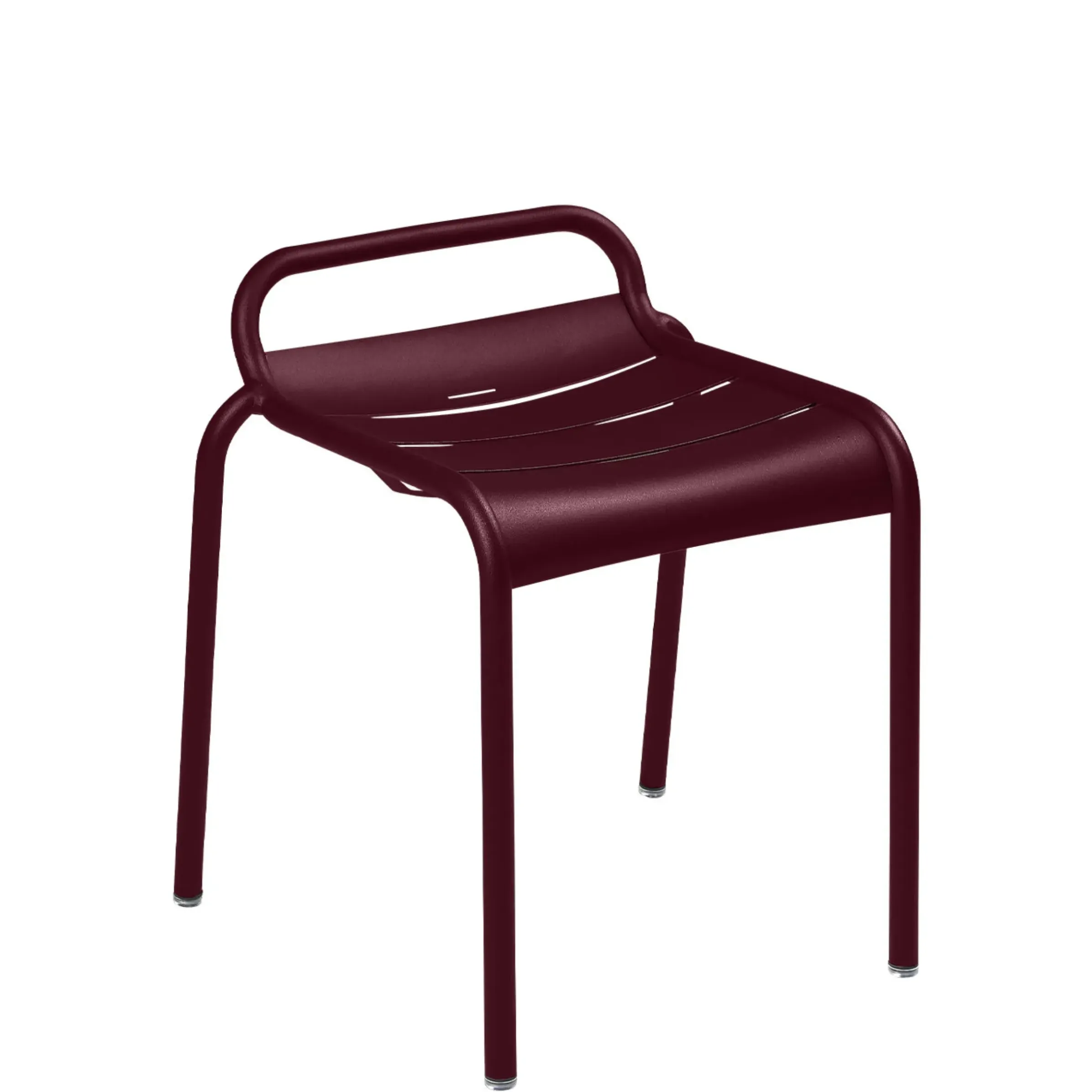 Tabouret Empilable Luxembourg Metal Rouge / Aluminium - Fermob