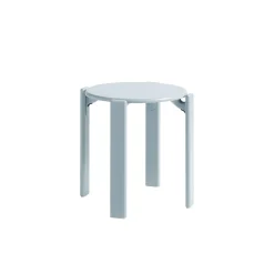 Tabouret Empilable Rey Bois Bleu / By Bruno Rey X Dietiker, 1971 - Bois - Hay