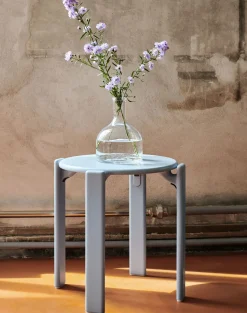 Tabouret Empilable Rey Bois Bleu / By Bruno Rey X Dietiker, 1971 - Bois - Hay