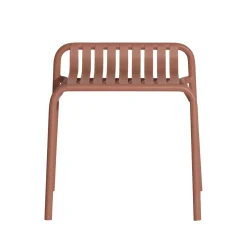 Tabouret Empilable Week-End Metal Marron / Aluminium - Petite Friture