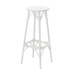 Tabouret Haut A.I. Light Plastique/ H 75 Cm - Concu Par Intelligence Artificielle / Recycle - Kartell