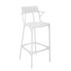 Tabouret Haut A.I Plastique/ 75 Cm - Concu Par Intelligence Artificielle - Recycle - Kartell
