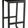 Tabouret Haut Bellevie Metal Noir / H 75 Cm - Aluminium - Fermob