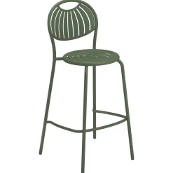 Tabouret Haut Coupole Metal Vert / H 75 Cm - Emu