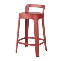 Tabouret Haut Ombra Counter Metal/ Avec Dossier - H 65 Cm - Rs Barcelona