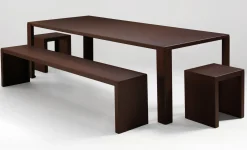 Tabouret Rusty Irony Metal Orange / Metal - Zeus