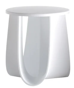 Tabouret Sag Plastique/ Table H 44 Cm - Assise Polyurethane - Mdf Italia