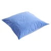 Taie D'Oreiller 65 X 65 Cm Duo Tissu Bleu / Coton Oeko-Tex - Hay