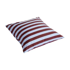 Taie D'Oreiller 65 X 65 Cm Ete Tissu Rouge Violet / Coton Oeko-Tex - Hay