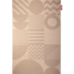 Tapis D'extérieur Carpretty Grand Pop Up  Beige / 200 X 290 Cm - Polypropylene Tisse - Fatboy
