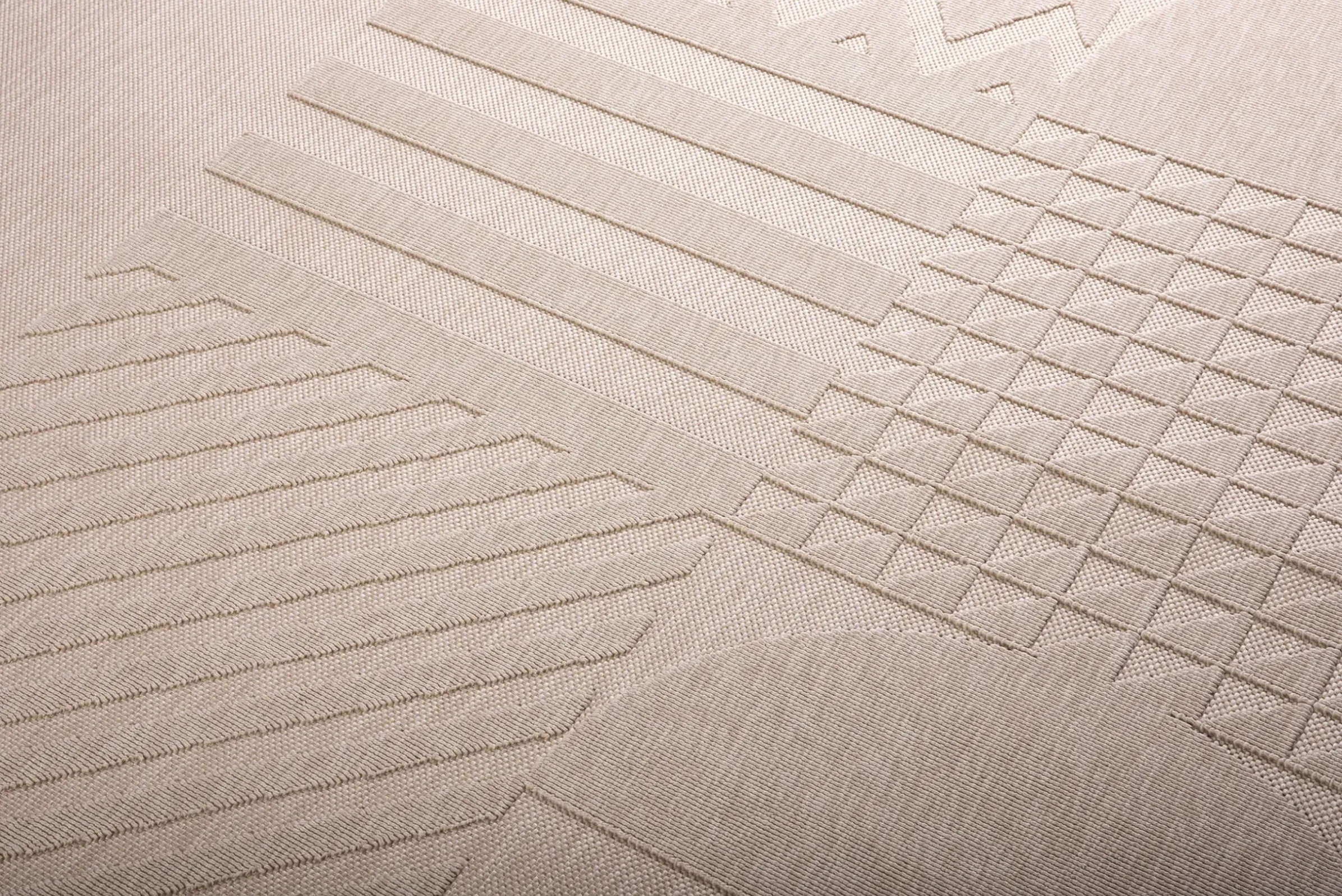 Tapis D'extérieur Carpretty Grand Pop Up Beige / 200 X 290 Cm - Polypropylene Tisse - Fatboy