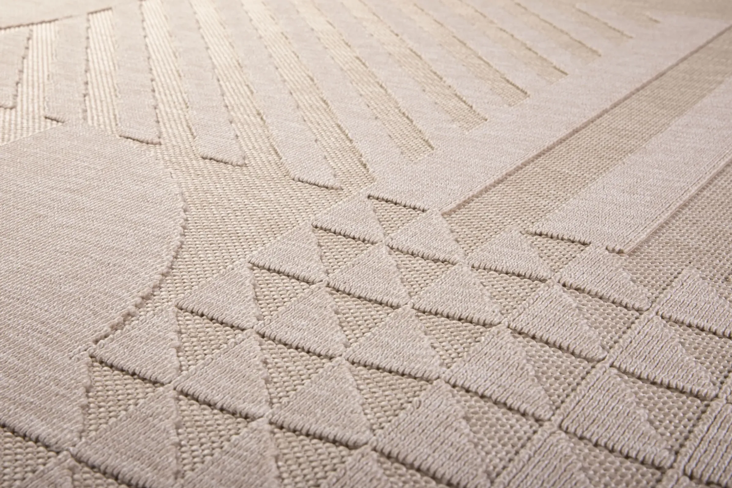 Tapis D'extérieur Carpretty Grand Pop Up Beige / 200 X 290 Cm - Polypropylene Tisse - Fatboy