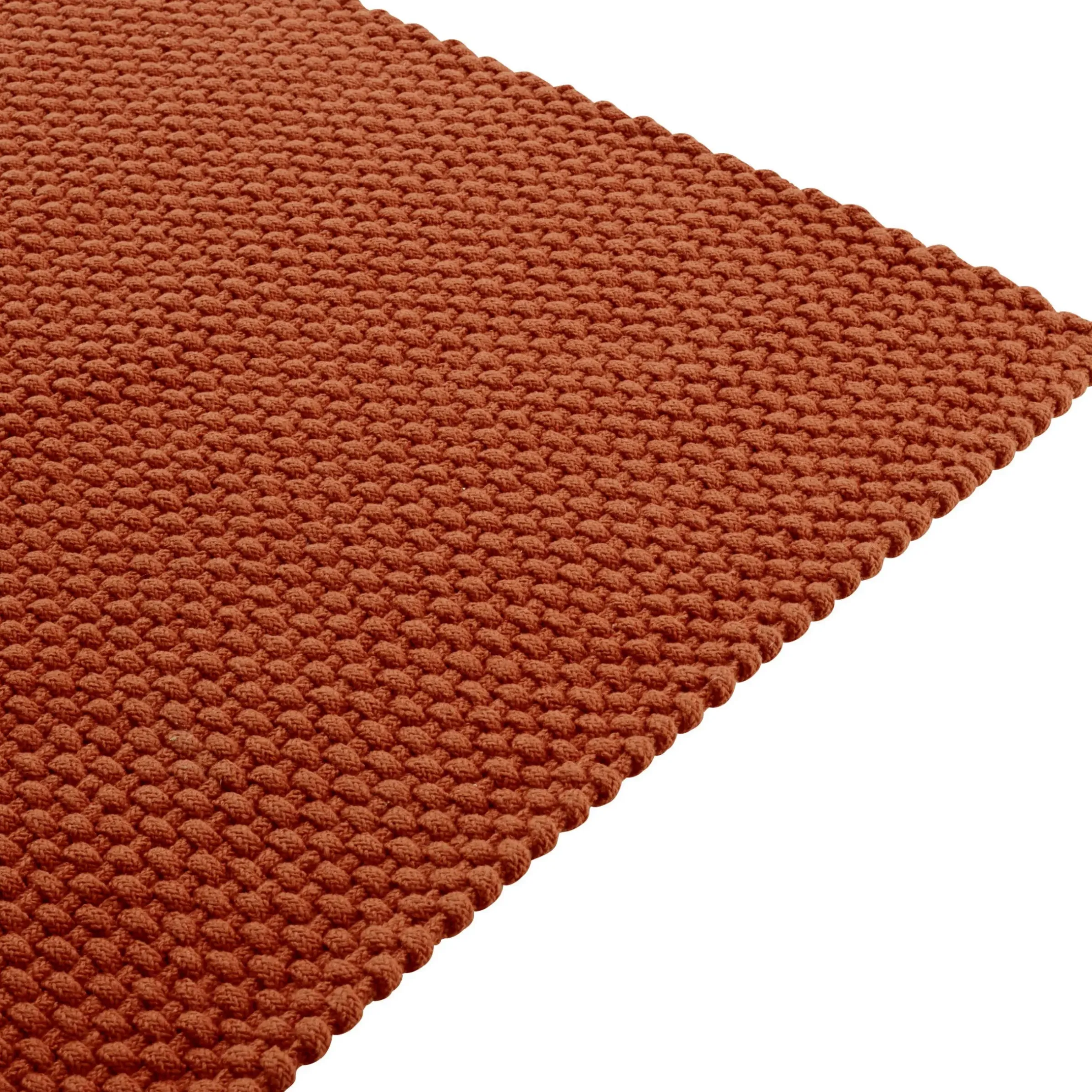 Tapis D'extérieur Rope Tissu Rouge / 200 X 250 Cm - Pet Recycle - Cinna