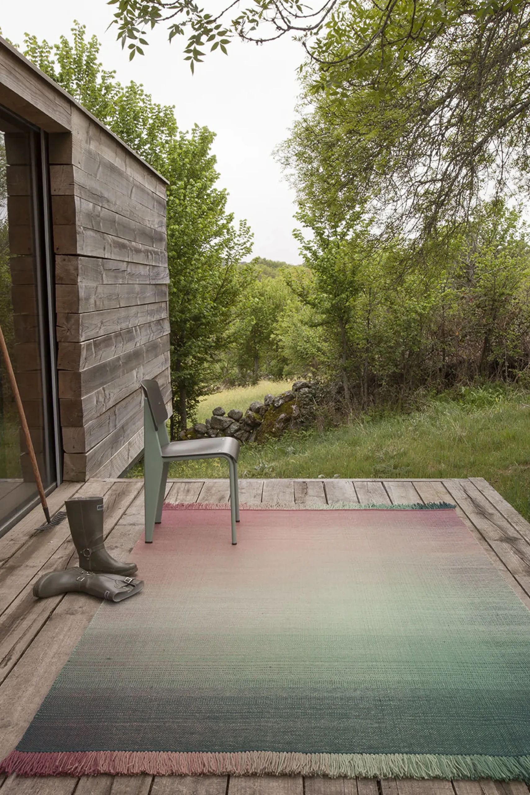 Tapis D'extérieur Shade Palette 3 Rose Vert / 200 X 300 Cm - Nanimarquina