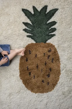 Tapis Fruiticana -  Jaune Vert Beige / Large - Tisse Main - Ferm Living