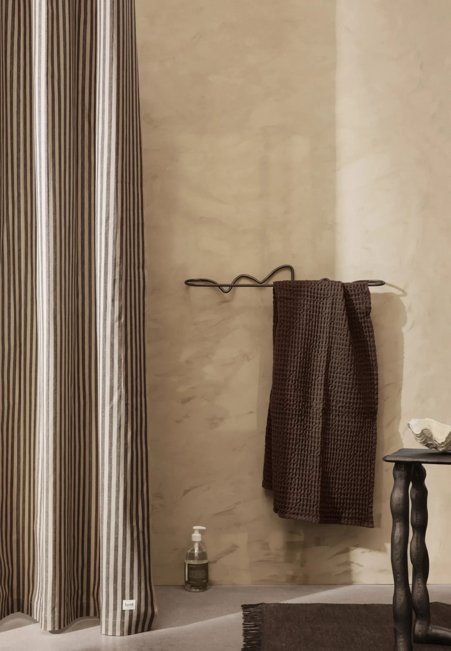 Tapis Melange Marron / 60 X 100 Cm - Tisse Main - Ferm Living