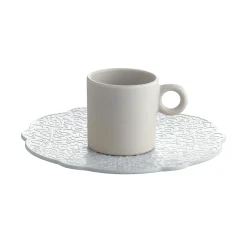 Tasse A Cafe Dressed En Plein Air Plastique Gris / Melamine - Alessi